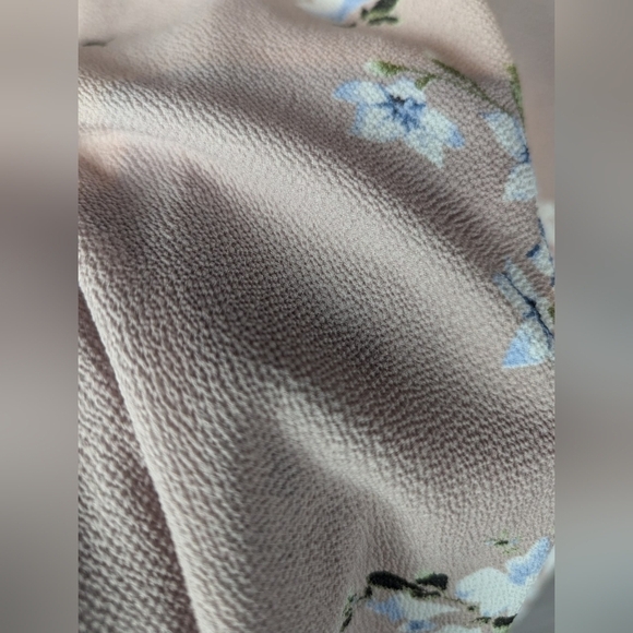 Kimono women's XL in pink simple floral polyester - Picture 7 of 9